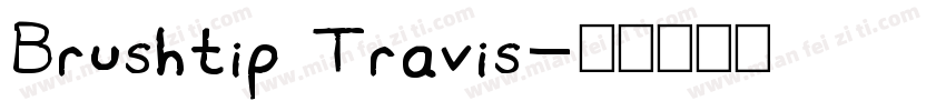 Brushtip Travis字体转换